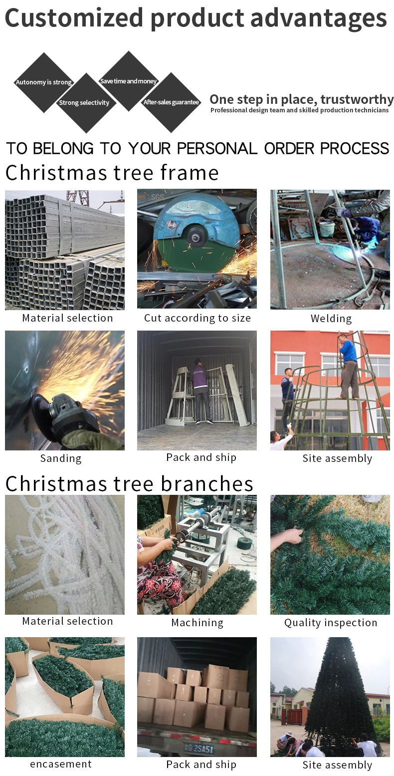 Support Customize Christmas Decoration Supplies/ Arch Decoration Christmas Supplies