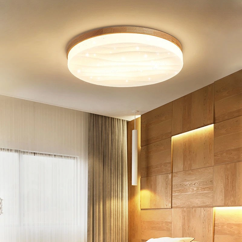 LED Ceiling Lamp Modern Wooden Shining Stars Lampshape Ceiling Lights (WH-WA-60)