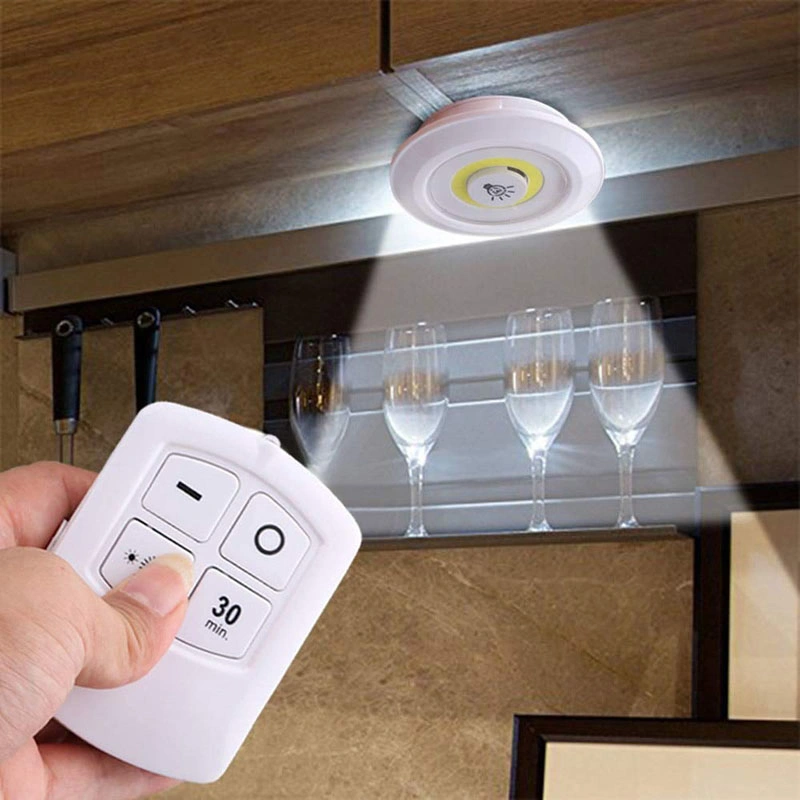 High Quality COB LED Wireless Remote Control Cordless Cabinet LED Night Light