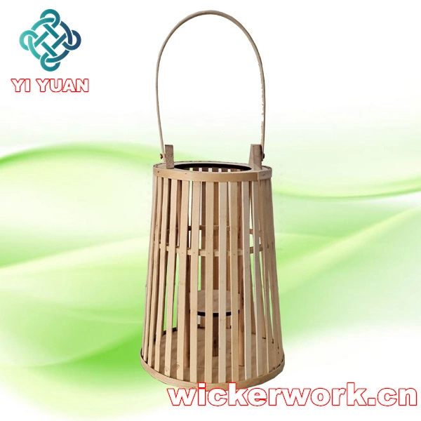 Factory Price Decorative Bamboo Weave Lanterns Outdoor Lantern by Adding Rattan Wicker