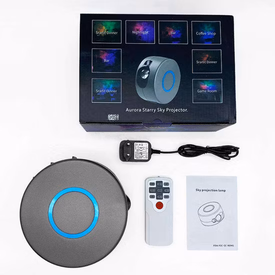 Projecteur de ciel nébuleuse/lumière d'ambiance/LED/USB/lampe à motif d'eau/lit