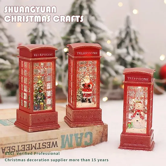 Décorations de Table de noël, veilleuse LED, accessoires de fête, cadeau