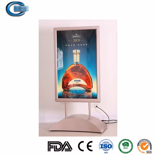 Huasheng – boîte à lumière LED en tissu publicitaire, vente en gros, sans cadre, Seg Pop up Lightbox pour salon commercial